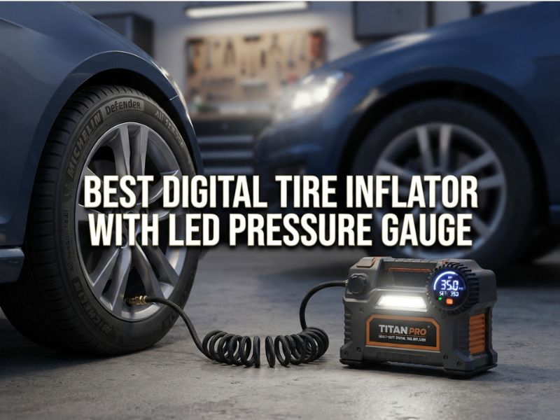 Best Digital Tire Inflator with LED Pressure Gauge: Accurate Picks