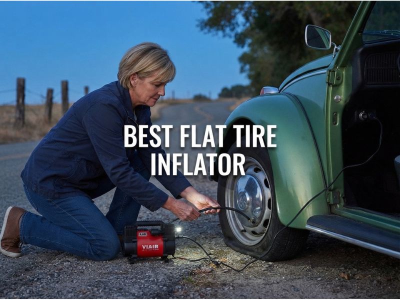 Best Flat Tire Inflator: Reliable Pumps for Roadside Safety