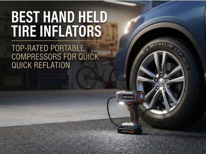 Best Hand Held Tire Inflators for Cars, Bikes, and Roadside Emergencies