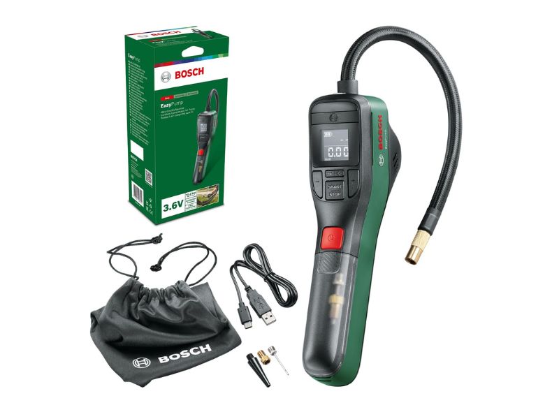 Bosch EasyPump Cordless Air Pump – Best for Build Quality and Ergonomics