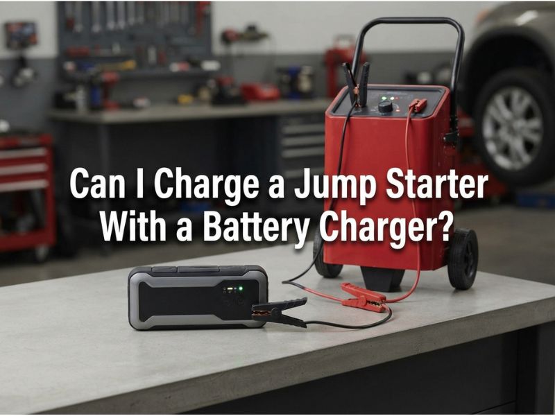 Can I Charge a Jump Starter With a Battery Charger?