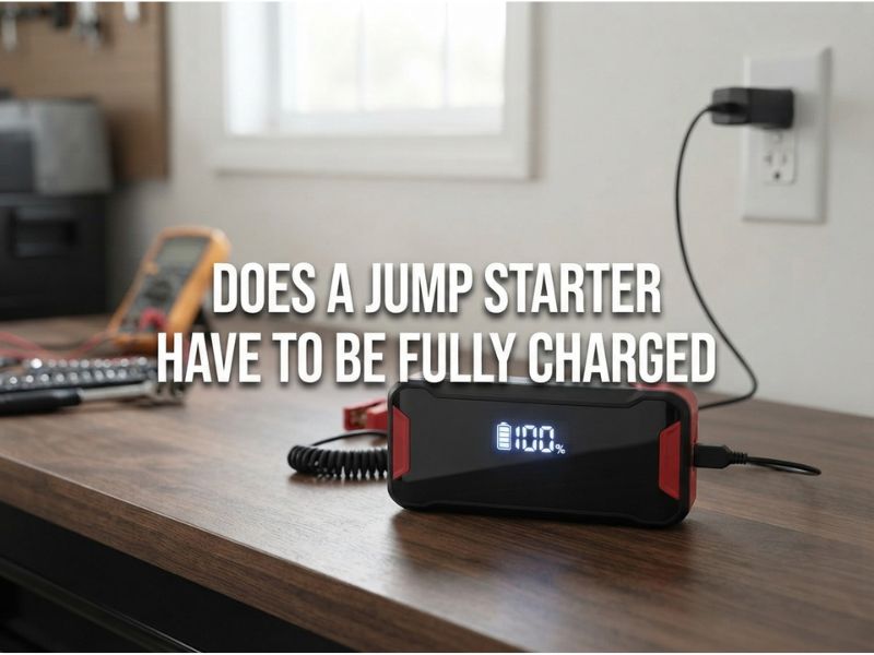 Does a Jump Starter Have to Be Fully Charged? Complete Guide