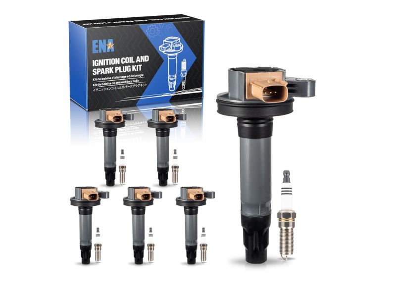 ENA 6 Ignition Coils and Iridium Spark Plug Kit