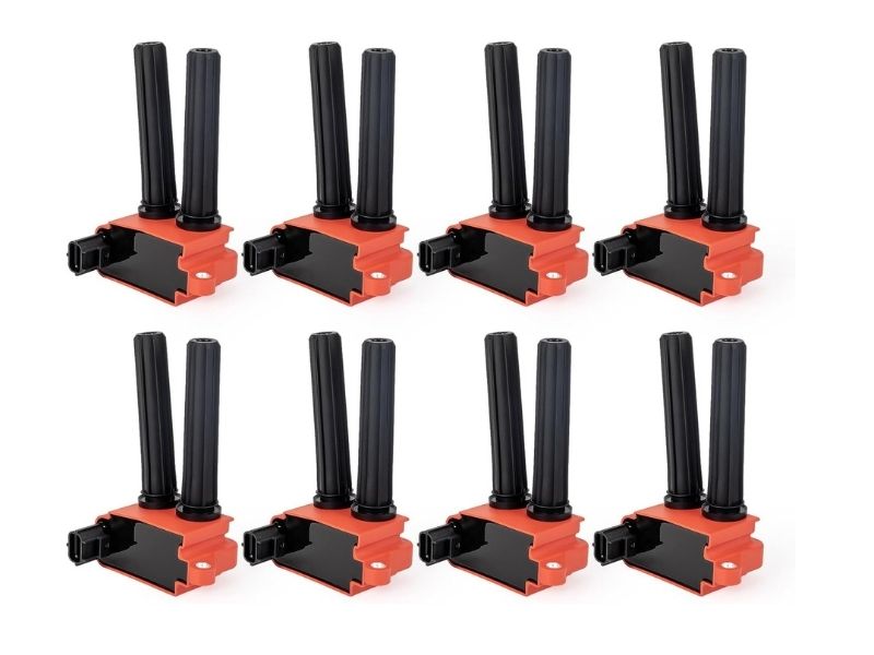 ENA Red UF504 Ignition Coil Pack Set of 8