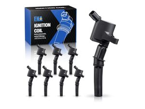 ENA Set of 8 Curved Boot Ignition Coil Pack DG508