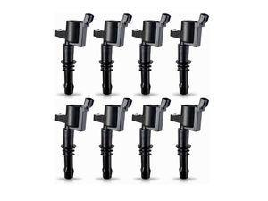 ENA Set of 8 Straight Boot DG511 Ignition Coil Packs