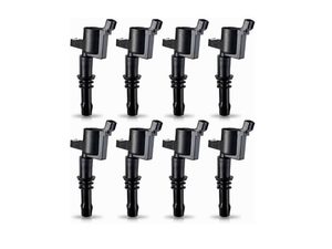 ENA Set of 8 Straight Boot Ignition Coil Packs