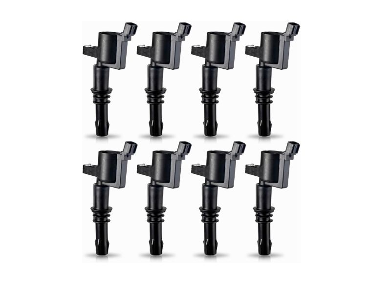 ENA Set of 8 Straight Boot Ignition Coil Packs