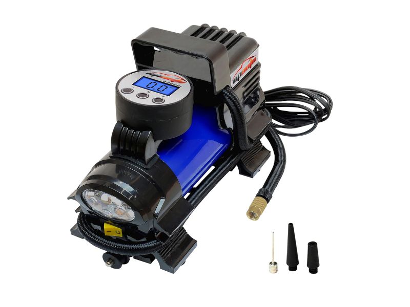 EPAuto 12V DC Portable Air Compressor Pump - Best Simple Digital DC Inflator