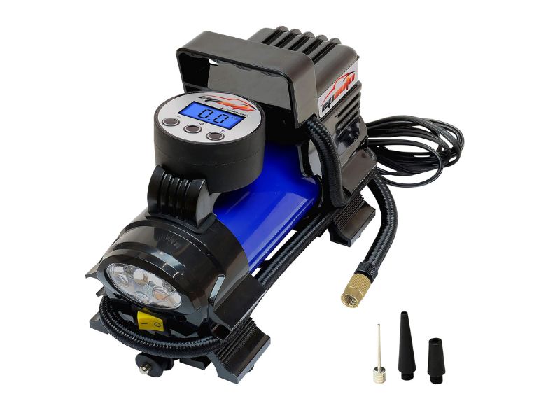 EPAuto 12V DC Portable Air Compressor Pump, Digital Tire Inflator - Best Proven 12V Pick