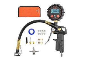 ETENWOLF T500 Digital Tire Pressure Gauge with Inflator - Best Newer High-Pressure Option