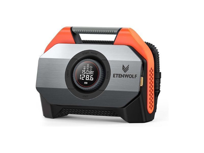 ETENWOLF VORTEX S6 Heavy Duty Tire Inflator - Best Cordless Pick