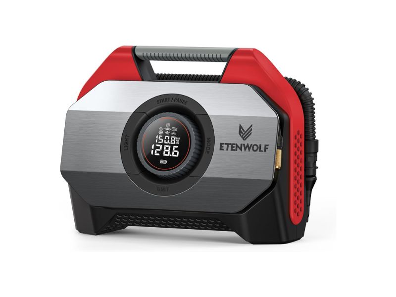 ETENWOLF Vortex S6 Heavy-Duty Tire Inflator - Best Cordless Pick