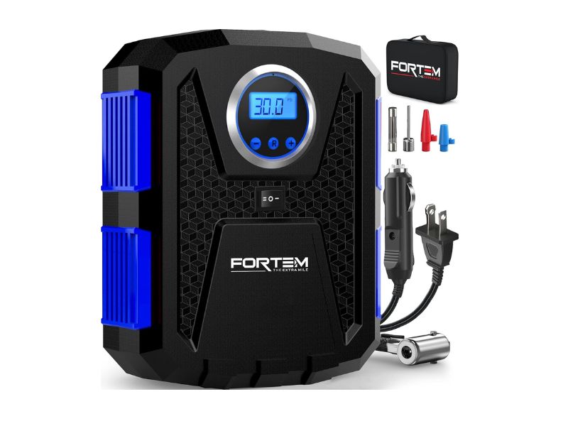FORTEM Tire Inflator Portable Air Compressor - Best Overall