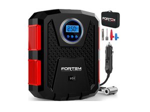 FORTEM Tire Inflator Portable Air Compressor — Best Complete Budget Kit