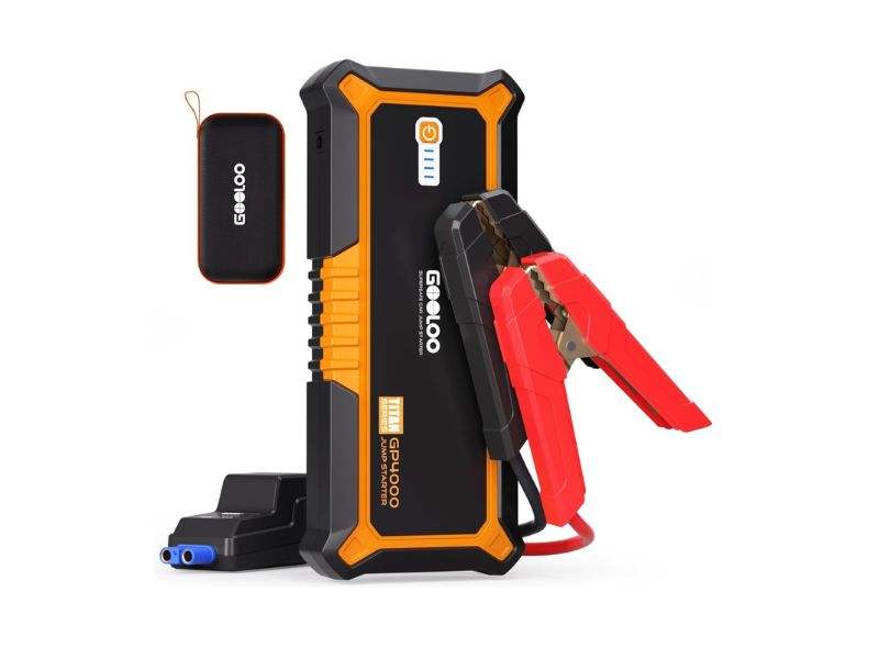 GOOLOO GP4000 4000A Car Battery Jump Starter - Best for Large Engines