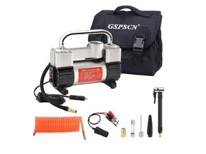 GSPSCN 12V Heavy Duty Double Cylinder Tire Inflator - Best Overall 4x4 Tire Inflator