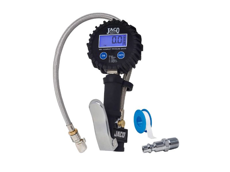 JACO FlowPro Digital Tire Inflator with Pressure Gauge 200 PSI - Best Premium Pick