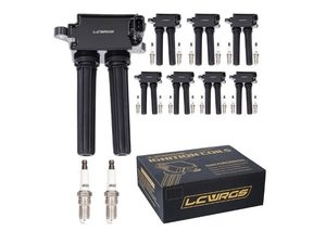 LCWRGS 8 Ignition Coils and 16 Iridium Spark Plugs Kit