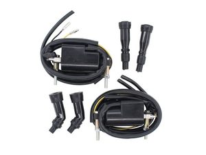 MOTOKU Pack of 2 12V Ignition Coils for Suzuki, Kawasaki, and Honda Motorcycles