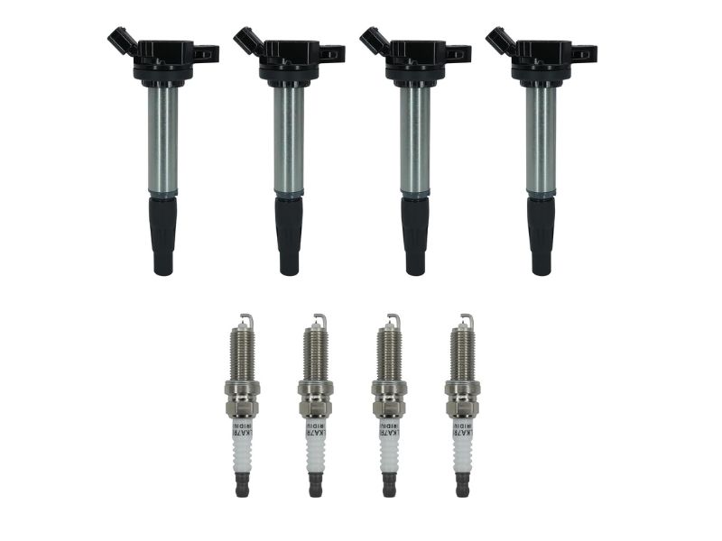 Marsram UF596 Ignition Coil and Double-Iridium Spark Plug Set