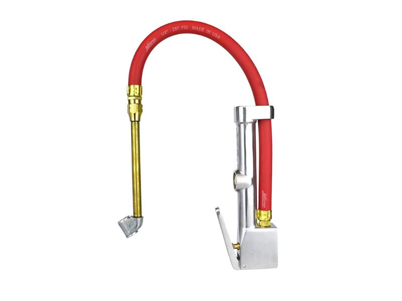 Milton S-506 Original Dual Head Chuck Tire Inflator Gauge - Best Professional Analog Pick