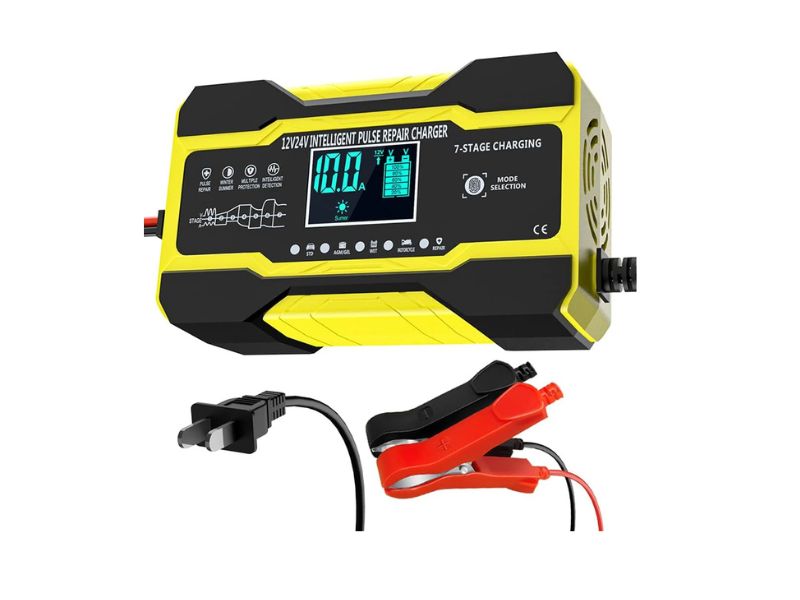 NEXPEAK NC201 10A Smart Battery Charger - Best for Battery Repair Features