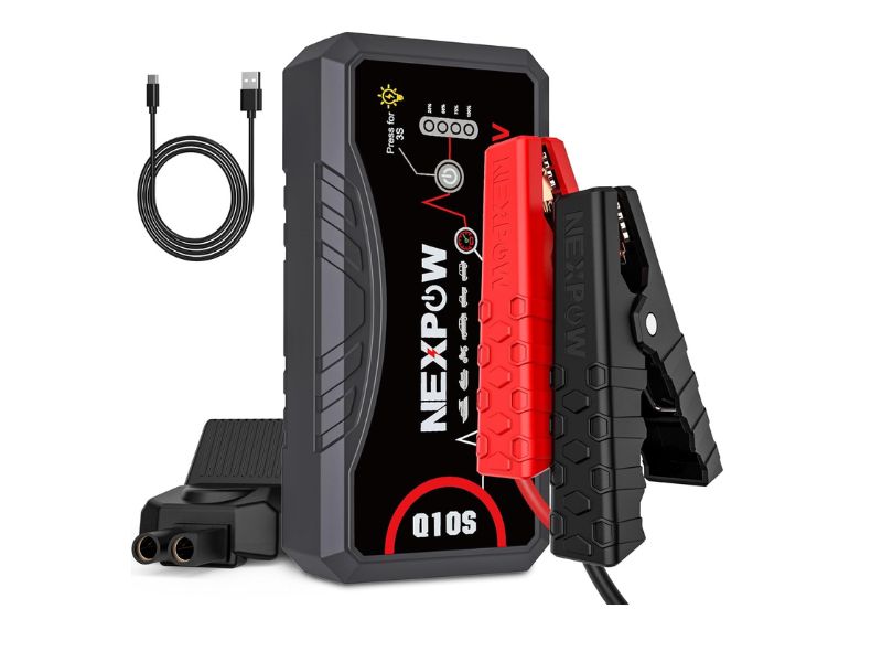 NEXPOW Q10S 3000A Portable Car Jump Starter - Best Slim Budget Pick
