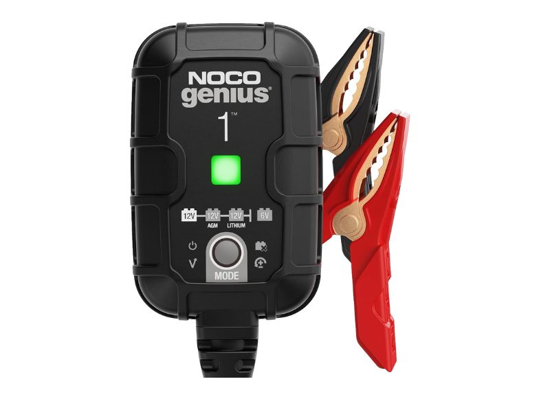 NOCO GENIUS1 1A 6V/12V Smart Battery Charger - Best Overall