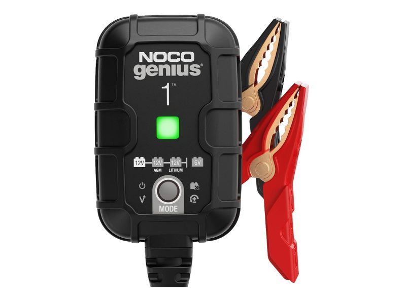 NOCO GENIUS1 1A Smart Car Battery Charger - Best Overall Compact Pick