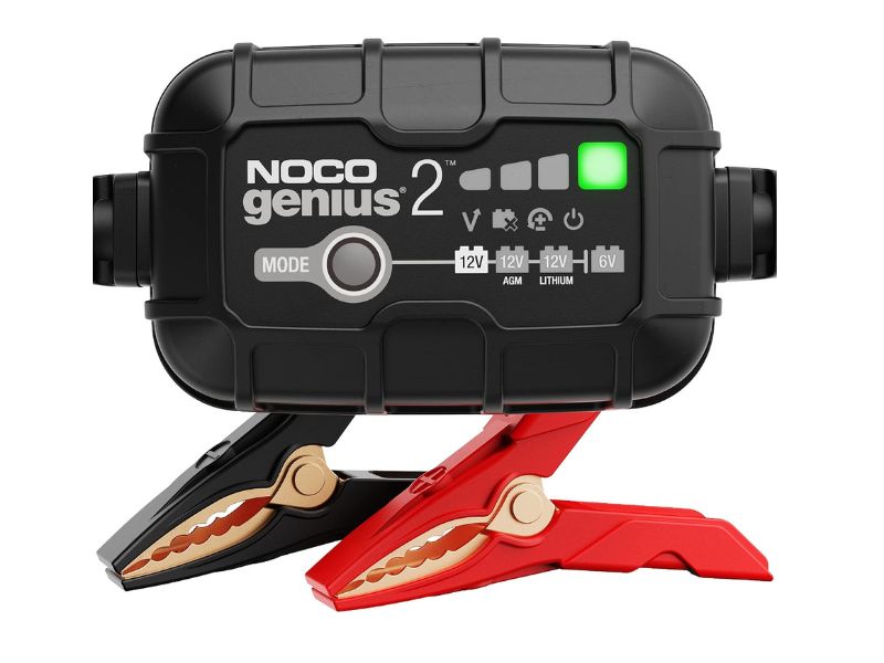 NOCO GENIUS2 2A Smart Car Battery Charger - Best Step-Up Maintainer