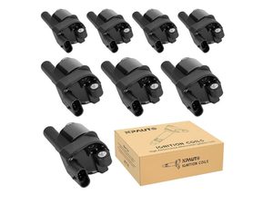 NPAUTO Round Ignition Coil Pack Set of 8