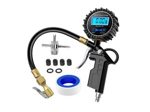 Nilight 50026R Digital Tire Inflator Pressure Gauge - Best Budget LED Display Pick