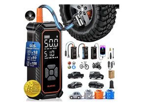 OlarHike Tire Inflator Portable Air Compressor 6000mAh - Best Dual-Power Pick