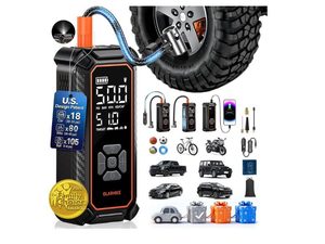 OlarHike Tire Inflator Portable Air Compressor – Best Dual-Power Mini Inflator