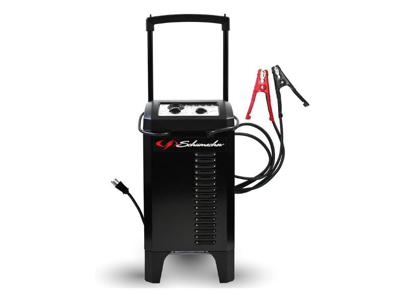 Schumacher 12V/24V Manual Wheeled Charger and 200A Engine Starter
