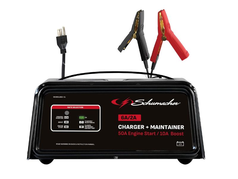 Schumacher Electric SC1361 50A Battery Charger and Engine Starter - Best Lightweight Automatic Option