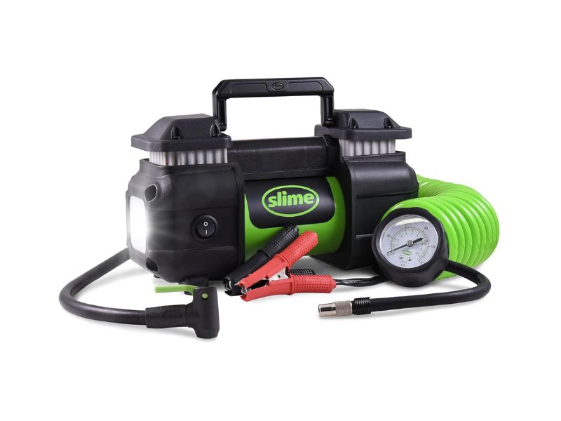 Slime 40026 2X Heavy-Duty Tire Inflator - Best Simple Dual-Cylinder Pick