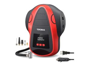 TEROMAS Tire Inflator Air Compressor 12V DC110V AC - Best Overall