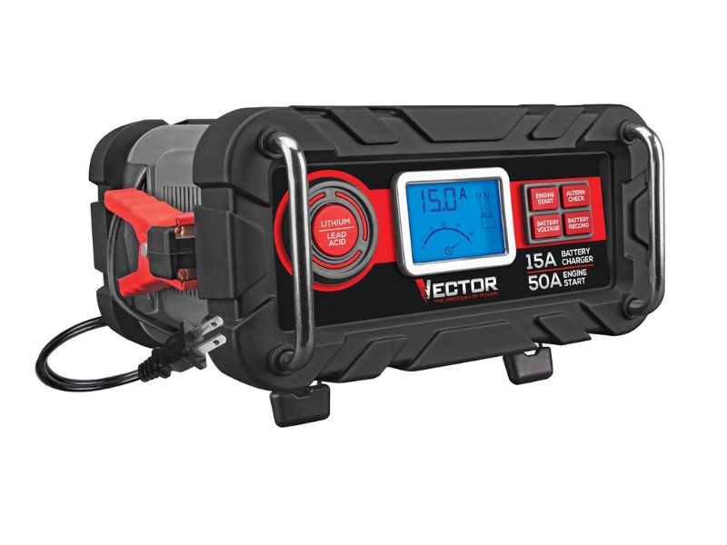 VECTOR BC15BV 12V 15A Charger and 50A Engine Start