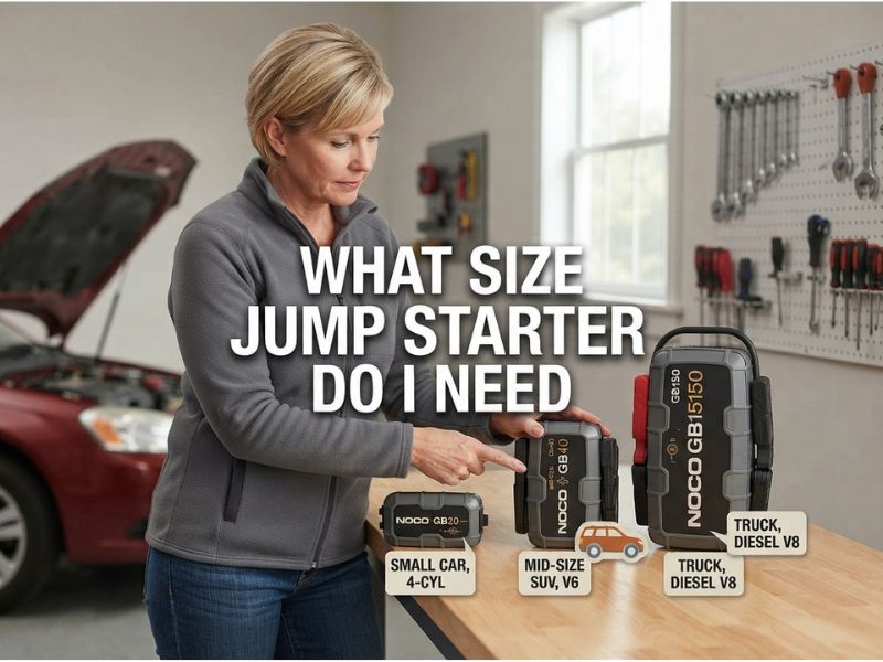 What Size Jump Starter Do I Need? Complete Buying Guide