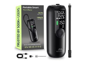 Woowind LP1 Smart Tire Inflator - Best for Bikes and Motorcycles
