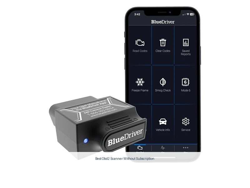 best obd2 scanner without subscription
