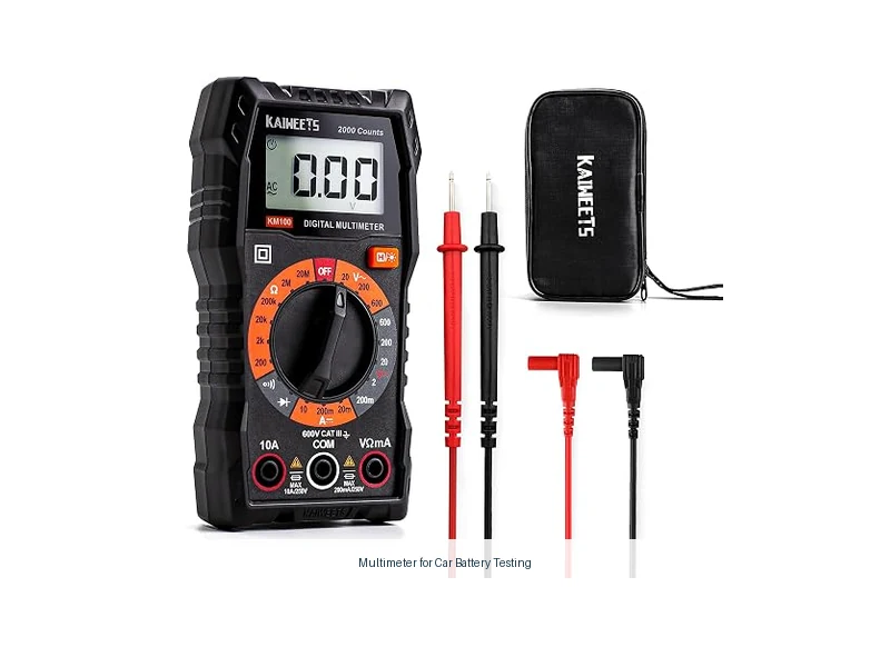 multimeter for car battery testing