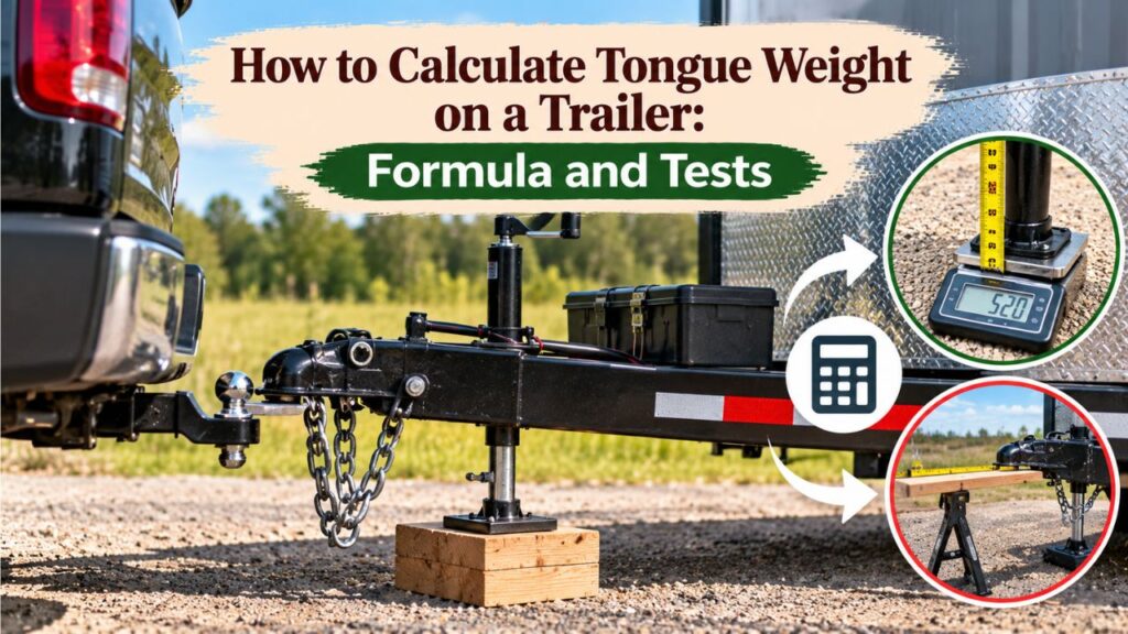 How to Calculate Tongue Weight on a Trailer: Formula and Tests