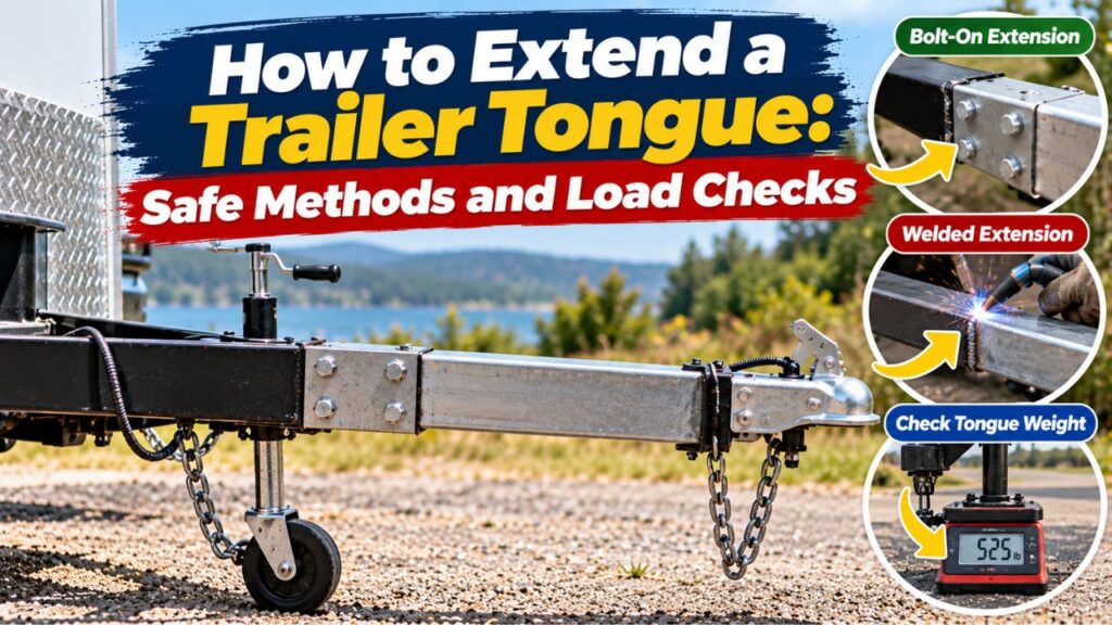How to Extend a Trailer Tongue: Safe Methods and Load Checks
