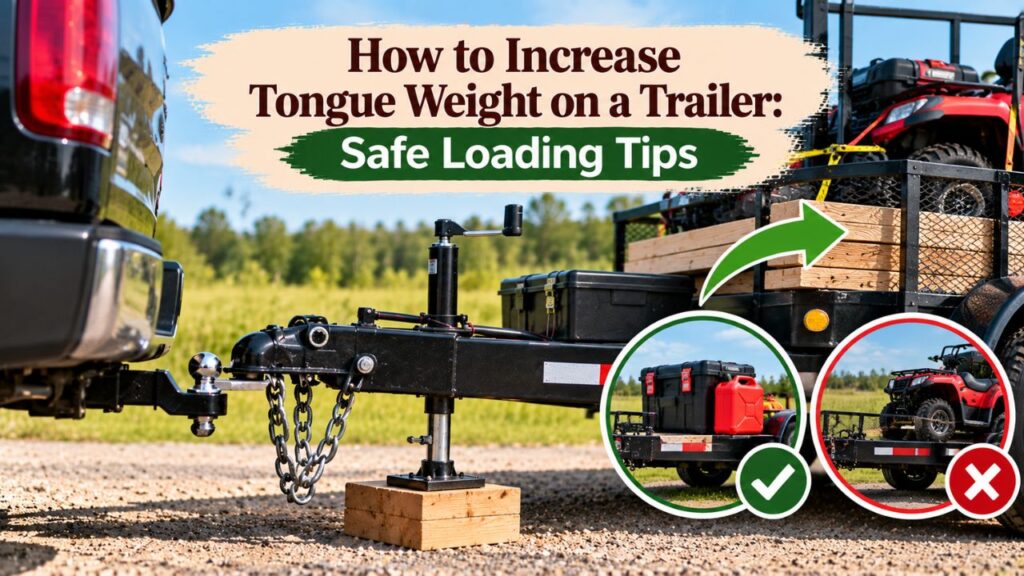 How to Increase Tongue Weight on a Trailer: Safe Loading Tips