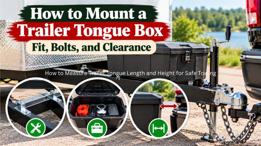 How to Mount a Trailer Tongue Box: Fit, Bolts, and Clearance