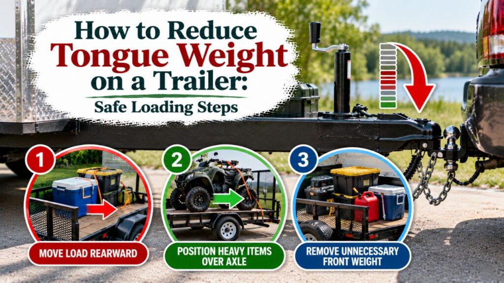 How to Reduce Tongue Weight on a Trailer: Safe Loading Steps