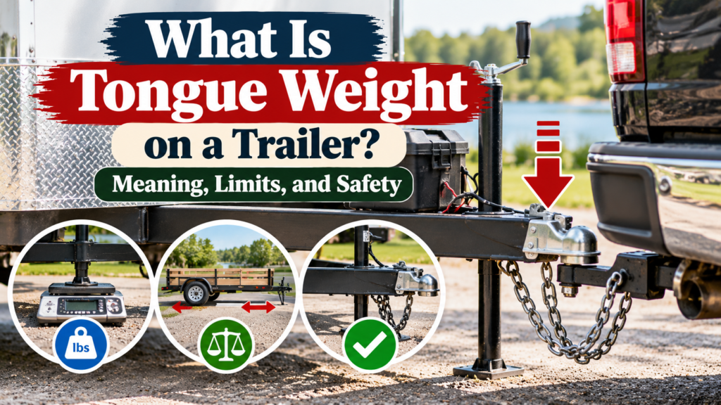 What Is Tongue Weight on a Trailer? Meaning, Limits, and Safety